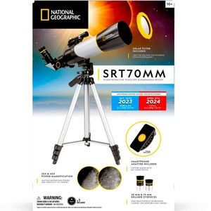 🔴SOLD🔴 Solar Eclipse Telescope National Geographic SRT70MM